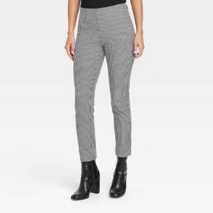 Plaid stretchy pants